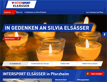 Tablet Screenshot of intersport-elsaesser.de